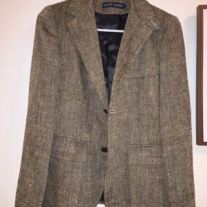 SOLD Ralph Lauren Black and Brown Blazer size 6
